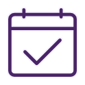 calendar with a check mark